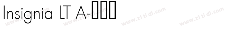 Insignia LT A字体转换
